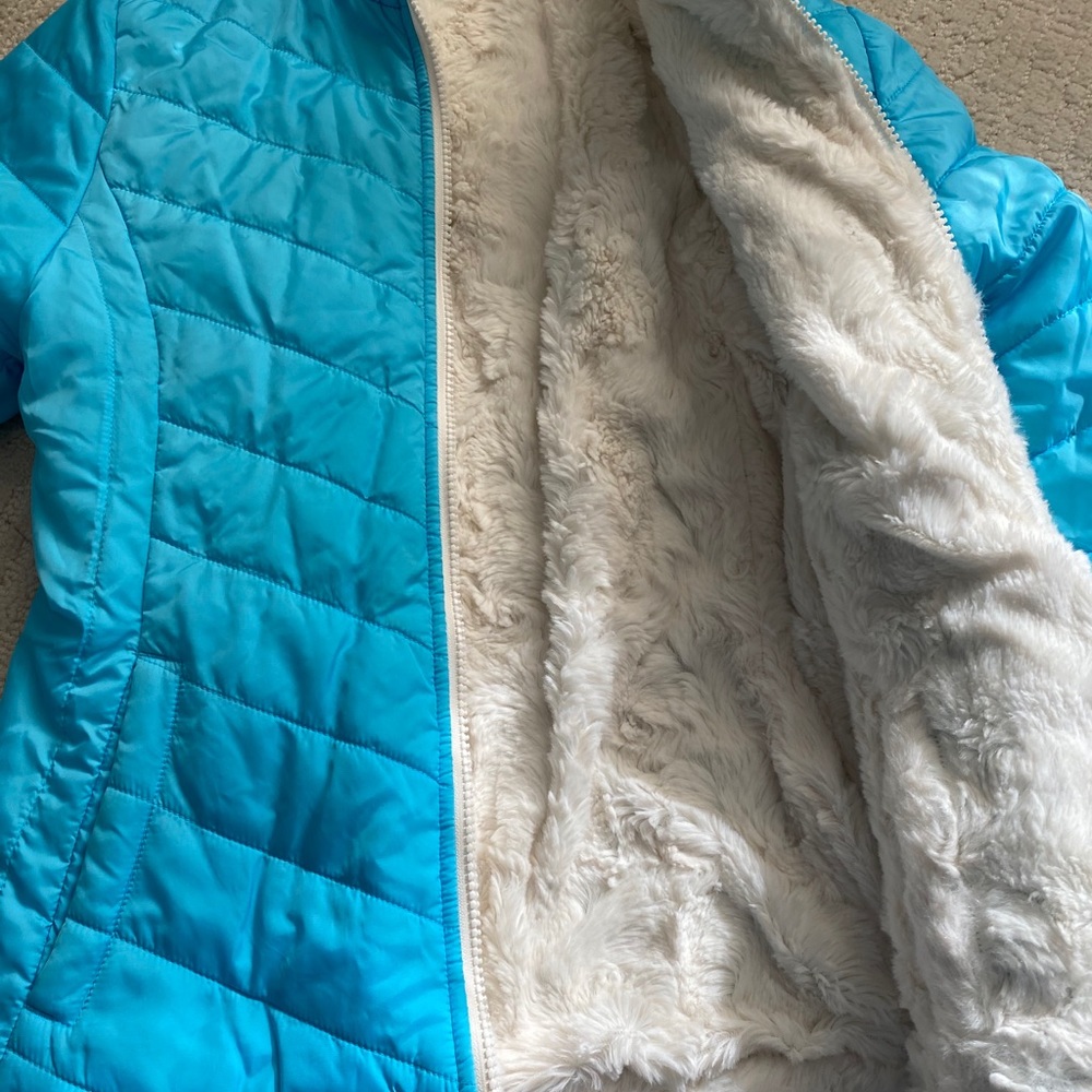 Light blue reversible jacket - Picture 3 of 3